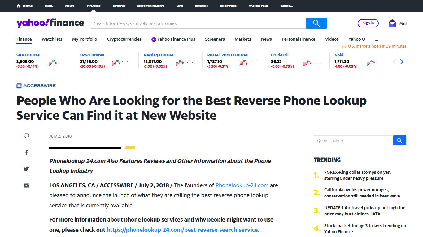 People Who Are Looking for the Best Reverse Phone Lookup ... - Yahoo!